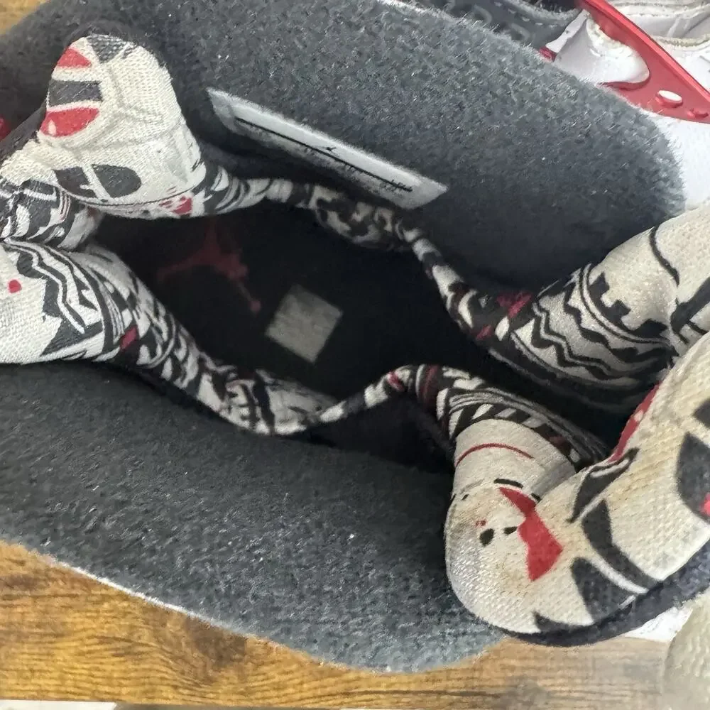 Nike Air Jordan 8 Retro Alternate 93 “Bugs Bunny” White Black 305381-104 Mens 12